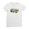 friendly kitty Ladies Fitted T-Shirt
