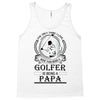 Golfer Papa Tank Top