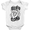 cootie shot (black) Baby Onesie