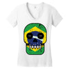 brazil till i die Women's V-Neck T-Shirt