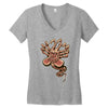 in space no one can hear you scream Women's V-Neck T-Shirt