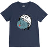 Astronaut Cat V-Neck Tee