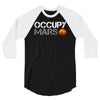 elon musk occupy mars 3/4 Sleeve Shirt