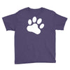 paw sticker vinyl decal Youth Tee