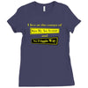 funny t shirt i live at the corner kiss my as &amp; no friggin way rude te Ladies Fitted T-Shirt
