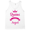 queens are born in august Tank Top