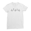 chess heartbeat Ladies Fitted T-Shirt