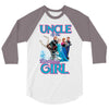 uncle of the birthday girl 3/4 Sleeve Shirt
