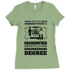 Never Underestimate A Grandfather With An Engineer Degree Ladies Fitted T-Shirt