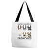united color of frenchies Tote Bags