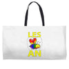 gay pride parade lgbt lesbian gay bi trans queer pan light Weekender Totes