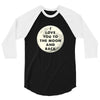 I Love You To The Moon And Back 3/4 Sleeve Shirt