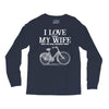 i love when my wife lets me buy another bike Long Sleeve Shirts
