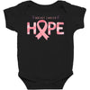 breast cancer hope Baby Bodysuit