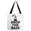 drop base Tote Bags