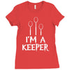 i am a keeper Ladies Fitted T-Shirt