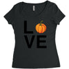 love pumpkin Women's Triblend Scoop T-shirt