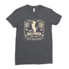 happy halloween! Ladies Fitted T-Shirt
