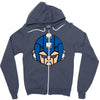 mecha mega rocks Zipper Hoodie