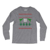 ugly dinosaur christmas Long Sleeve Shirts