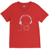 summer top men V-Neck Tee