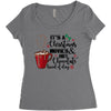 it's a christmas movies and hot chocolate kind of day Women's Triblend Scoop T-shirt