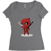 YOU KIDDING ME Women's Triblend Scoop T-shirt