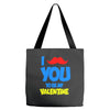 moustache you to be my valentine Tote Bags