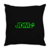 black funny glow in dark glowing Throw Pillow