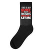 i tried to keep quiet but my ancestors Socks