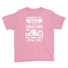 Some Of Us Grew Up Playing With Tractors The Lucky Ones Still Do Youth Tee