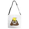 trump shit pocket Adjustable Strap Totes