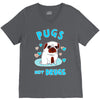pugs not drugs V-Neck Tee