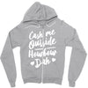 cash me outside howbow dah Zipper Hoodie