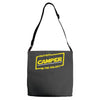 okayest camper in the galaxy funny camping Adjustable Strap Totes