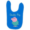 peppa pig  daddy pig Baby Bibs