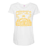 chuck's texan grill Maternity Scoop Neck T-shirt