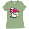po gir mon Ladies Fitted T-Shirt