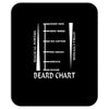 beard length chart Mousepad