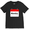 title of day of the week monday day of the week V-Neck Tee