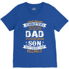 Super Cool Dad Of A Freaking Awesome Son V-Neck Tee