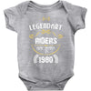 legendary riders are born in 1980 Baby Bodysuit