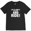 Eat Sleep Ride V-Neck Tee