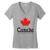 canada ice hockey Women's V-Neck T-Shirt
