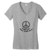 Peace (a246) Women's V-Neck T-Shirt
