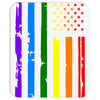 rainbow american flag Mousepad