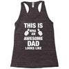 new daddy christmas funny Racerback Tank