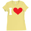 i heart customize it Ladies Fitted T-Shirt