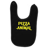 pizza animal funny diet gym gift new Baby Bibs