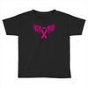 breast cancer ribbon with wing Toddler T-shirt